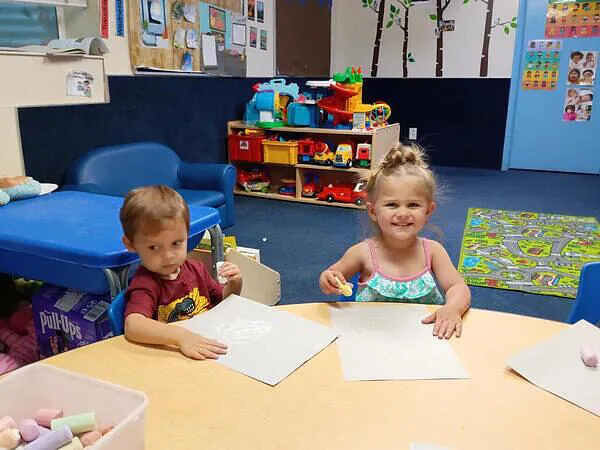 Two and three year olds at Children's Corner